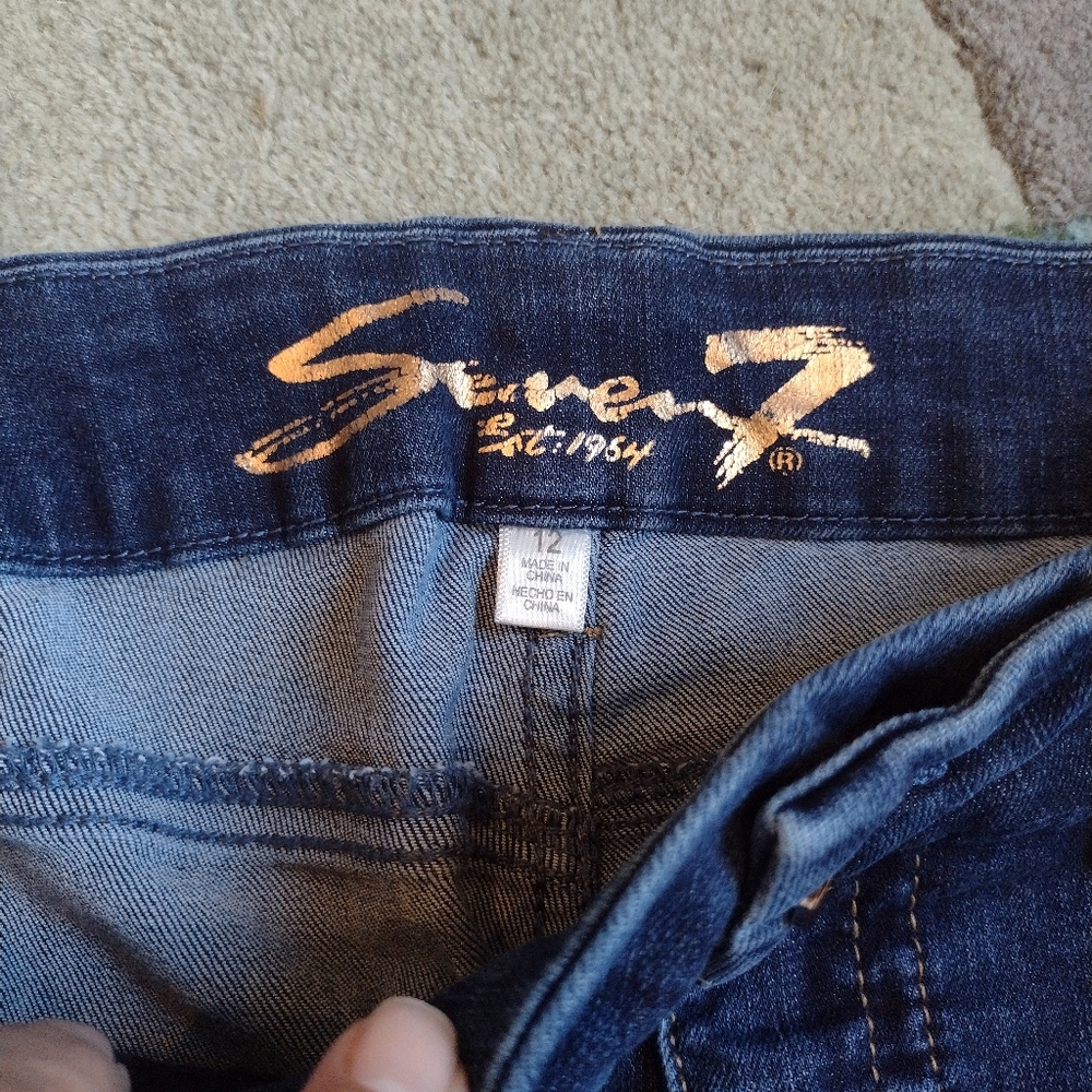 Seven 7 women's high rise skinny jeans size 12.
